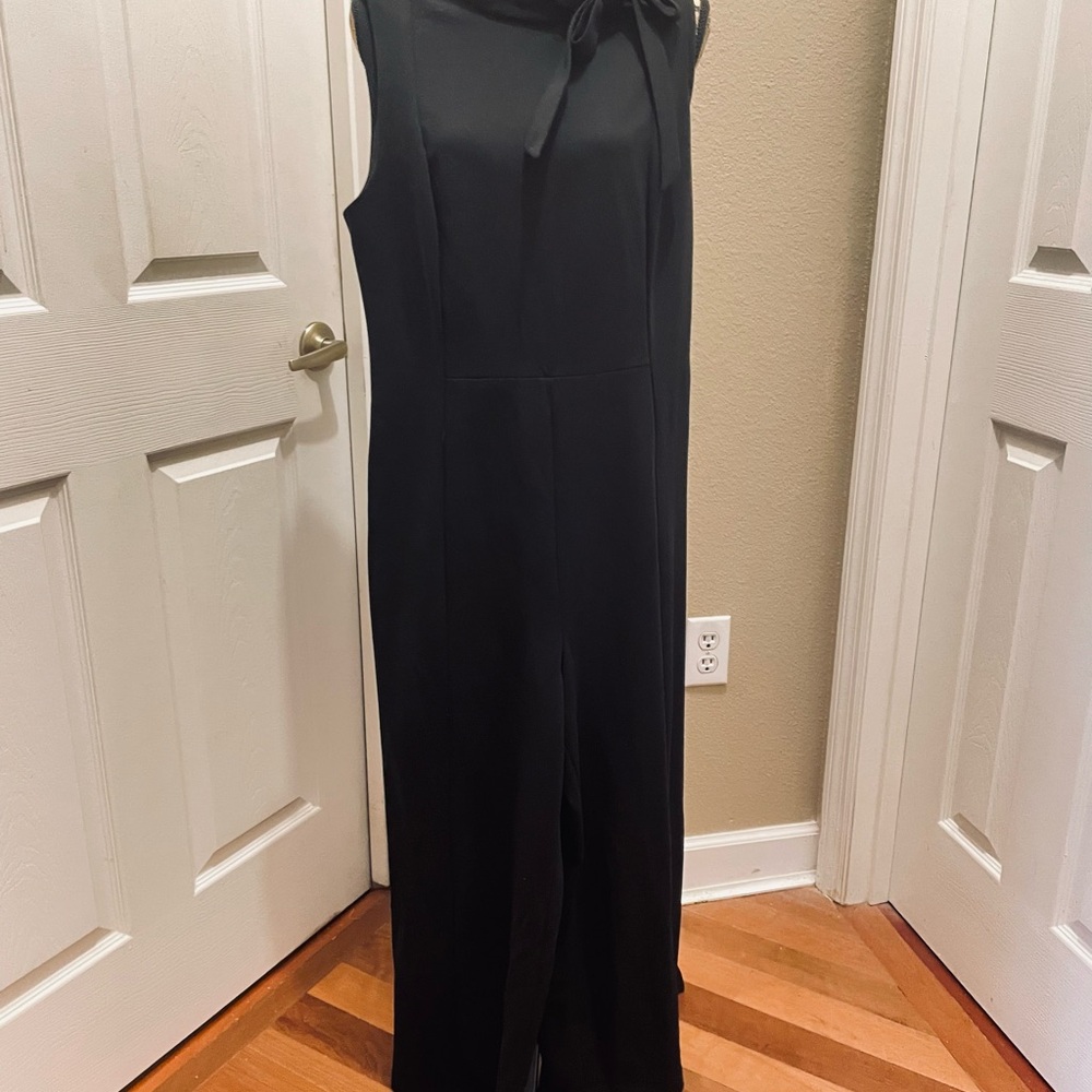 Calvin Klein Black Sleeveless Jumpsuit